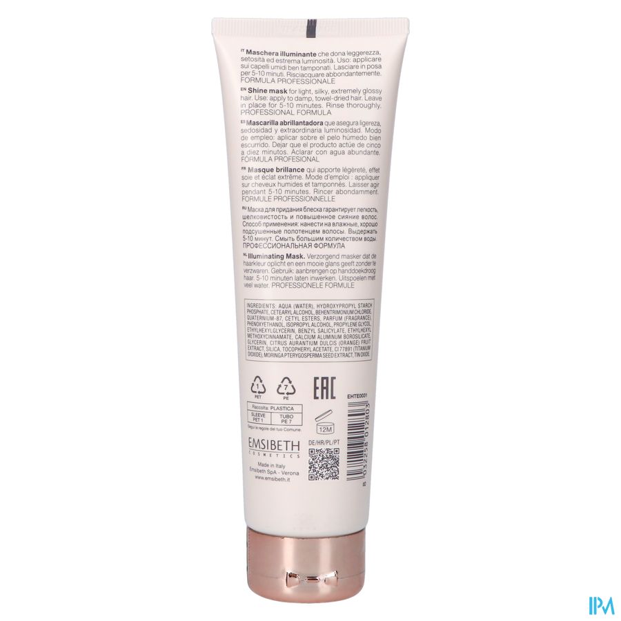 Ethe Shine Masque Capil.eclairant Colore Tube150ml 3