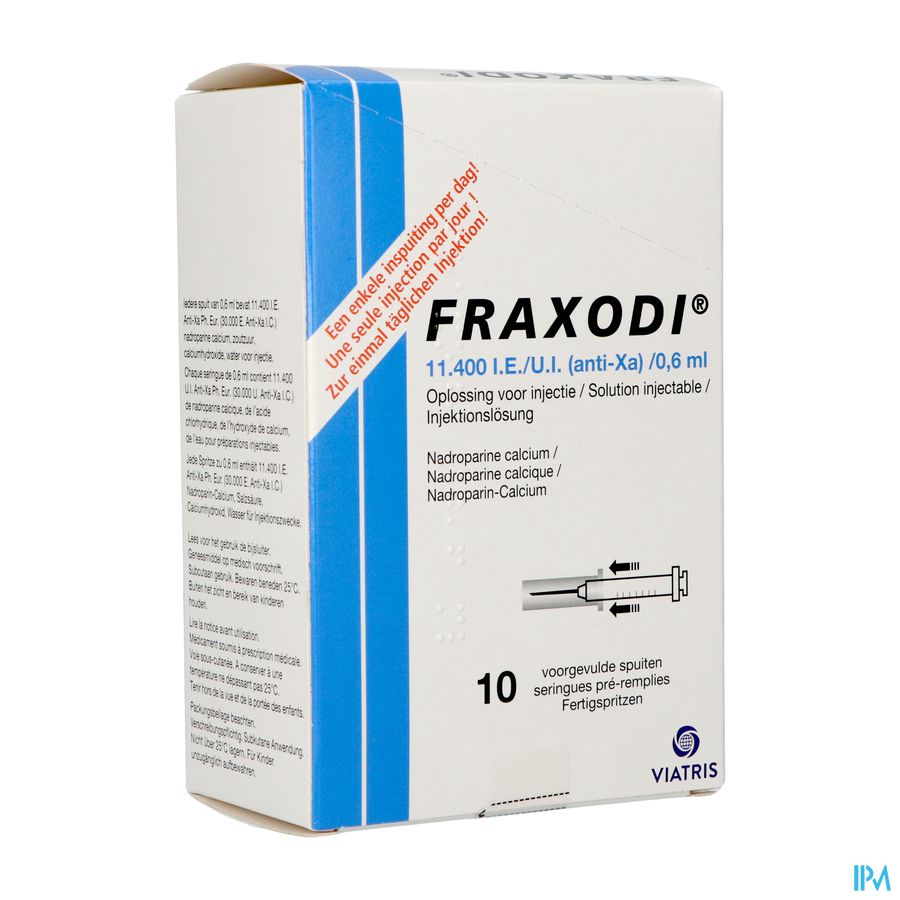 Fraxodi Amp Ser 10x0,6ml - 11.400 Ui/ie Fraxodi Amp Ser 10x0,6ml - 11.400 Ui/ie