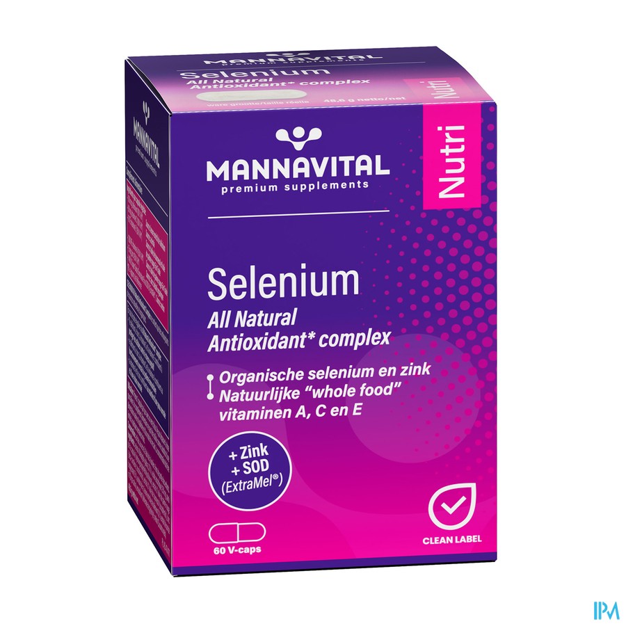 Mannavital Selenium Nf V-caps 60