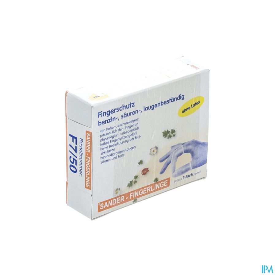 Vingerlingen Sander F7 Blauw 50 Covarmed 1