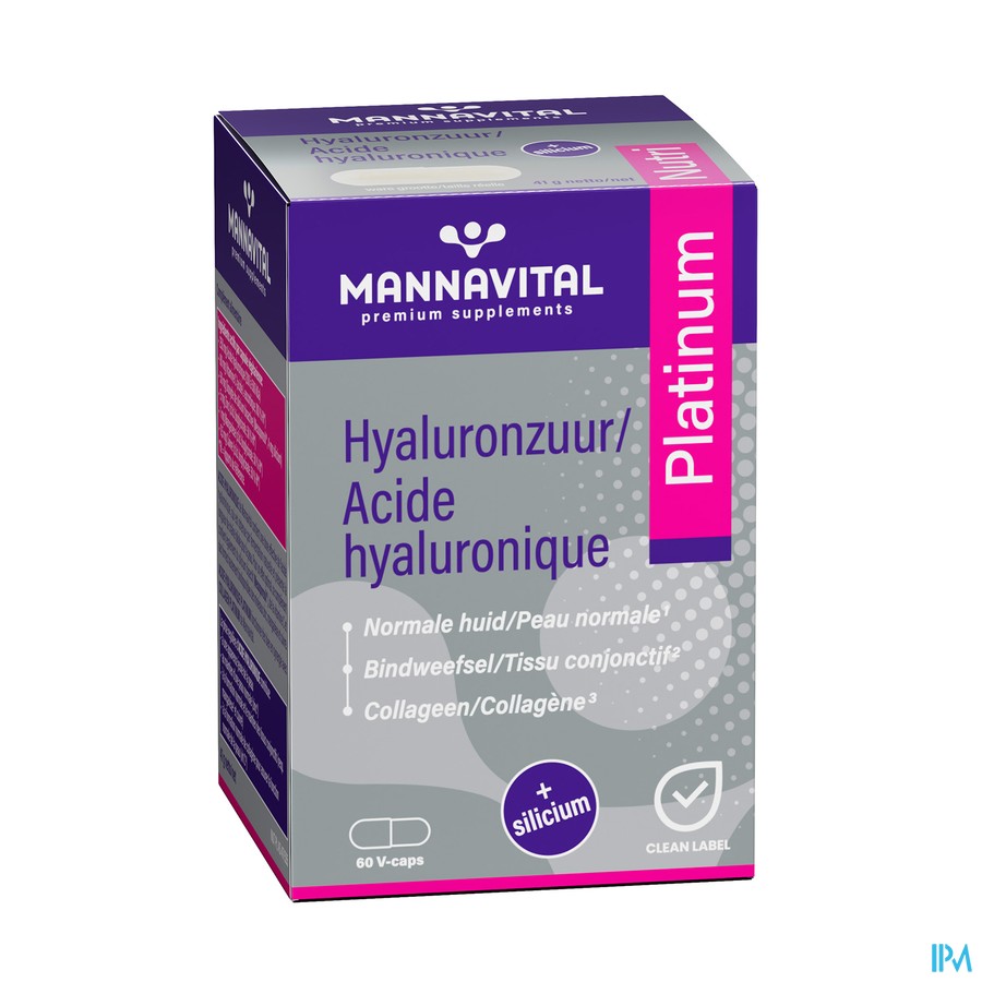 Mannavital Hyaluronzuur V-caps 60