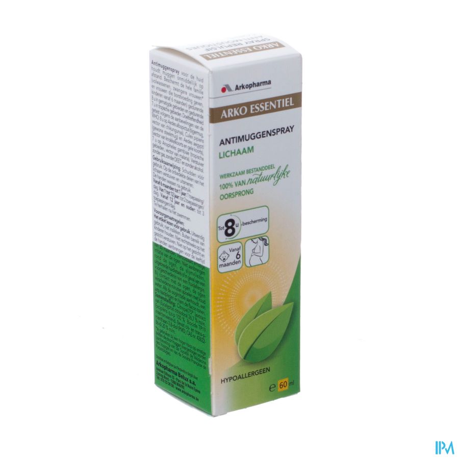 Arko Essentiel Spray Afstotend A/muggen 60ml