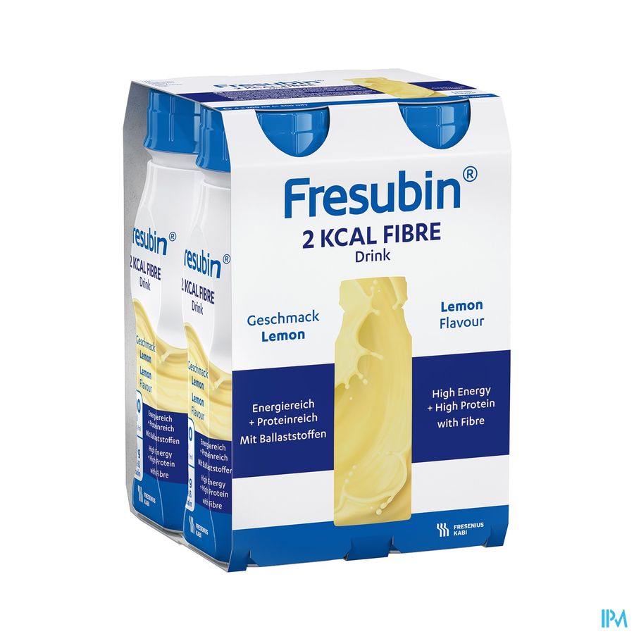Fresubin 2 Kcal Fibre Drink 200ml Citron/citroen Fresubin 2 Kcal Fibre Drink 200ml Citron/citroen