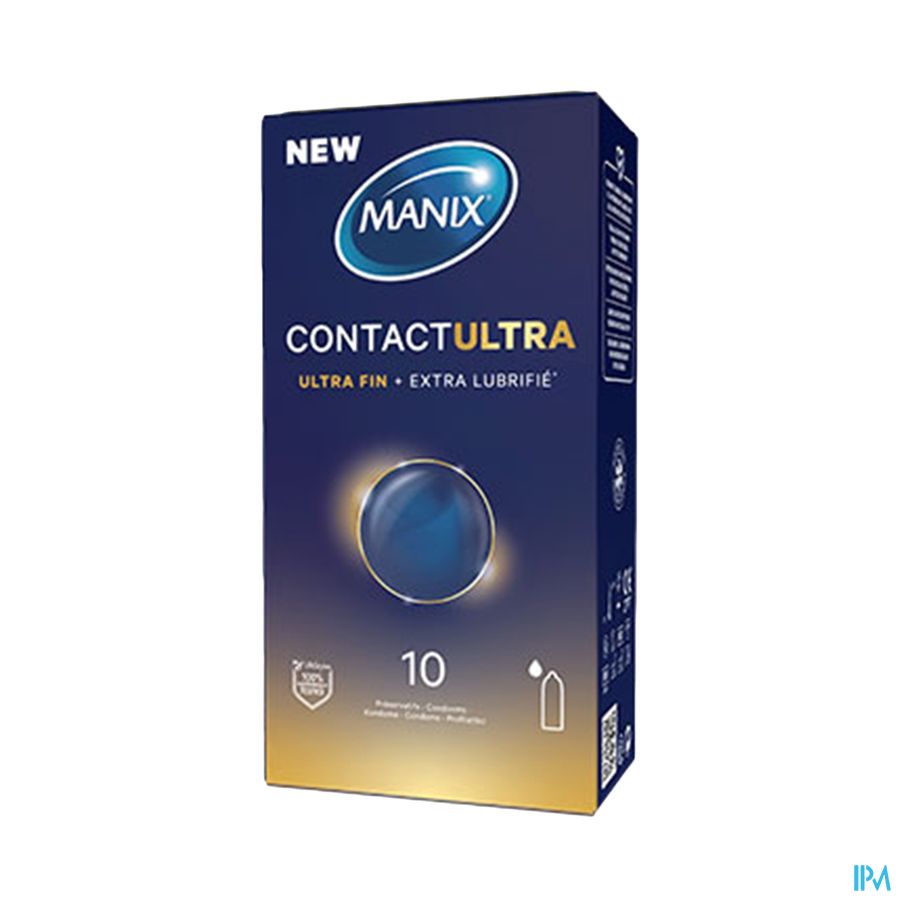 Manix Ultra Feel Extra Lube Condoms 10 Manix Ultra Feel Extra Lube Condoms 10
