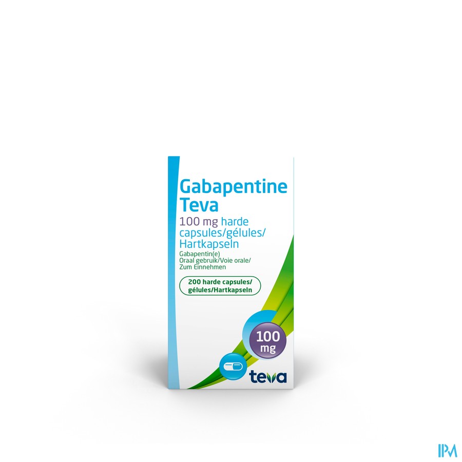 Gabapentine Teva 100mg Caps 200