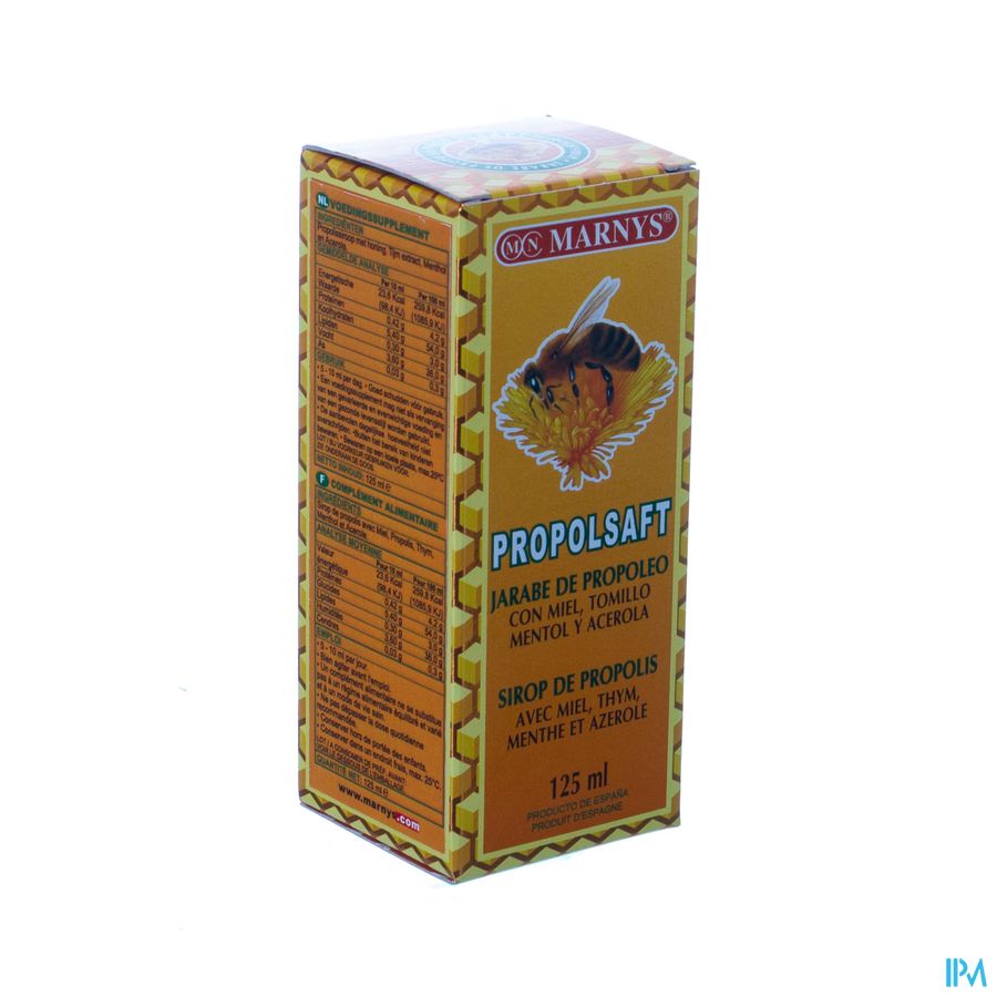 Marnys Propolis Siroop 125ml Marnys Propolis Siroop 125ml