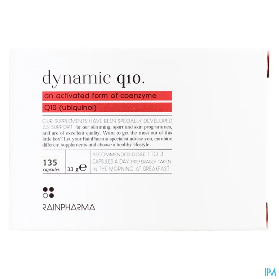 Rain Pharma Dynamic Q10 Caps 135