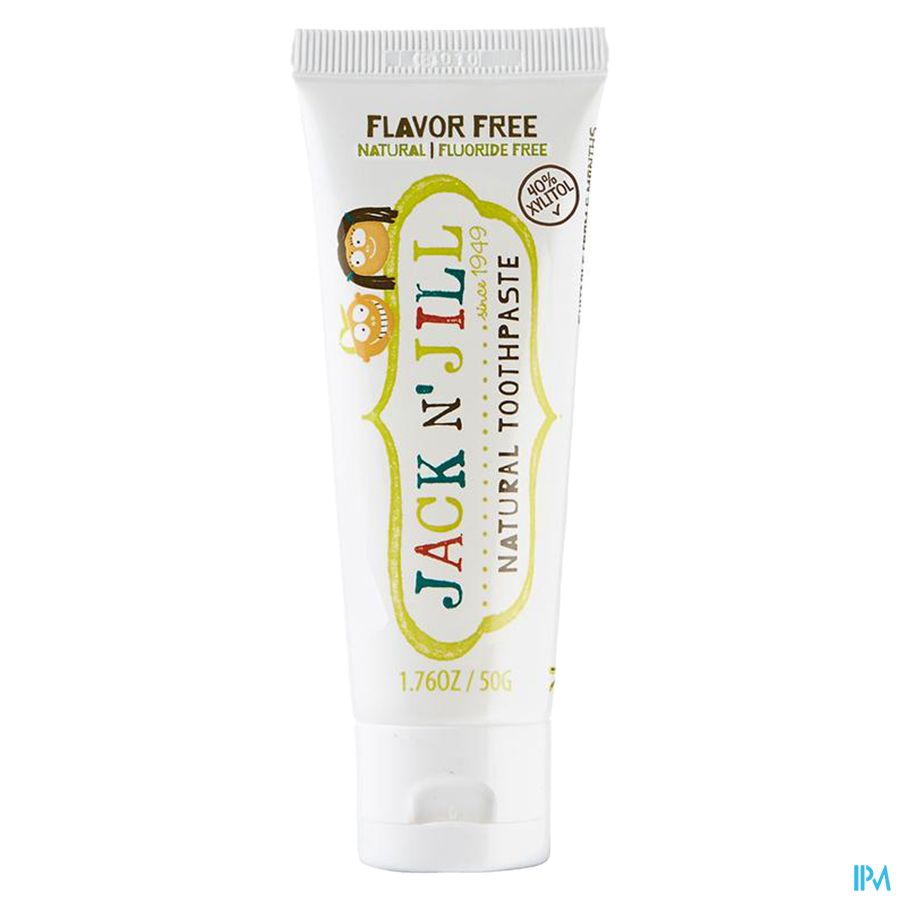 Jack N' Jill Natuurlijke Tandpasta Smaakvrij 50g Jack N' Jill Natuurlijke Tandpasta Smaakvrij 50g