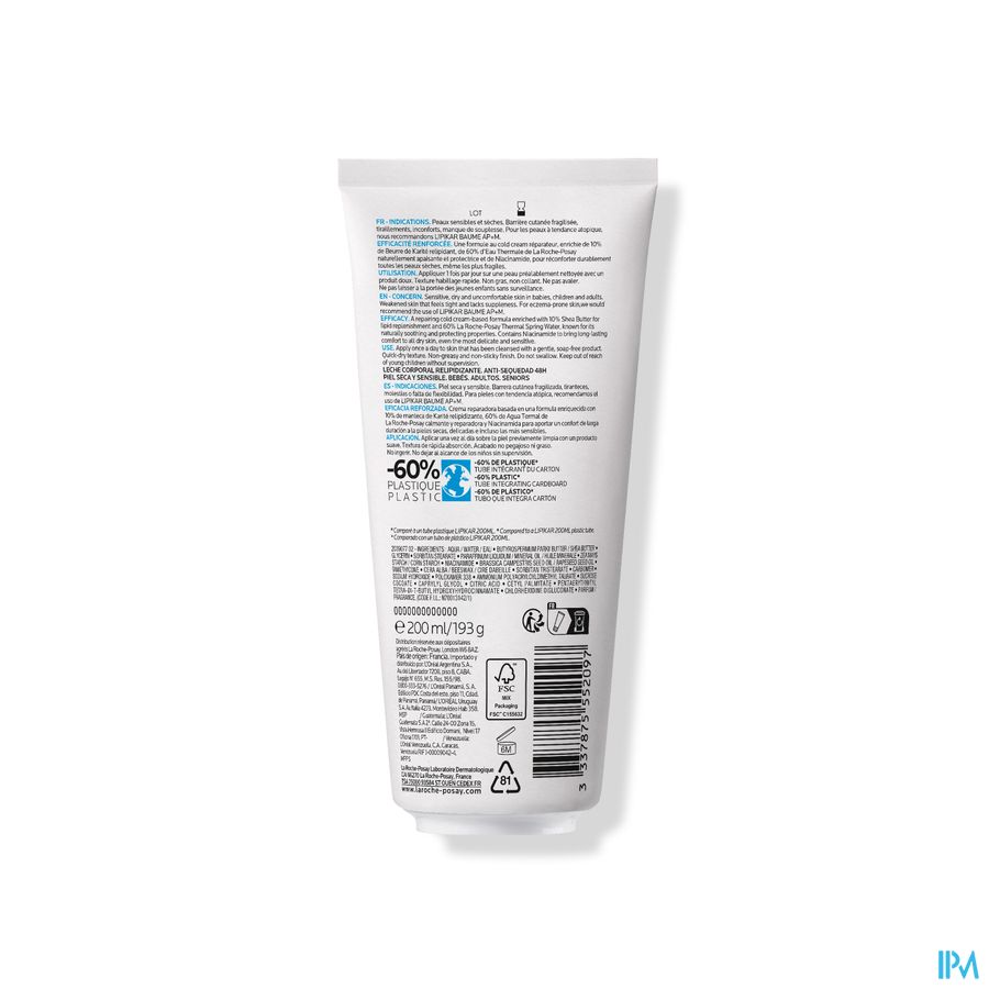 Lrp Lipikar Melk Ap Eco 200ml 1