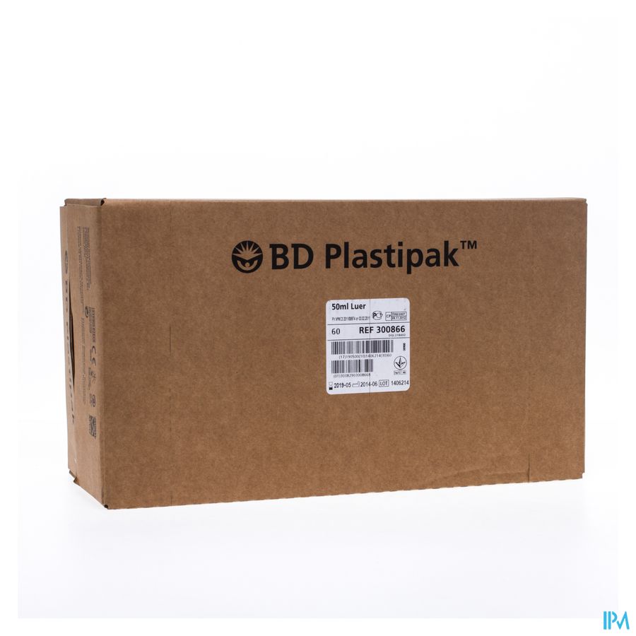 Bd Plastipak Spuit Luer 50-60ml 60 300866 1