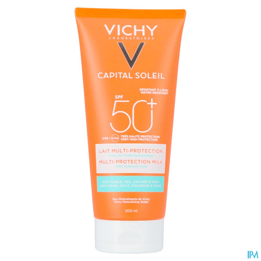 Vichy Cap. Sol. Beach Protect Zonnemelk Ip50 200ml 3