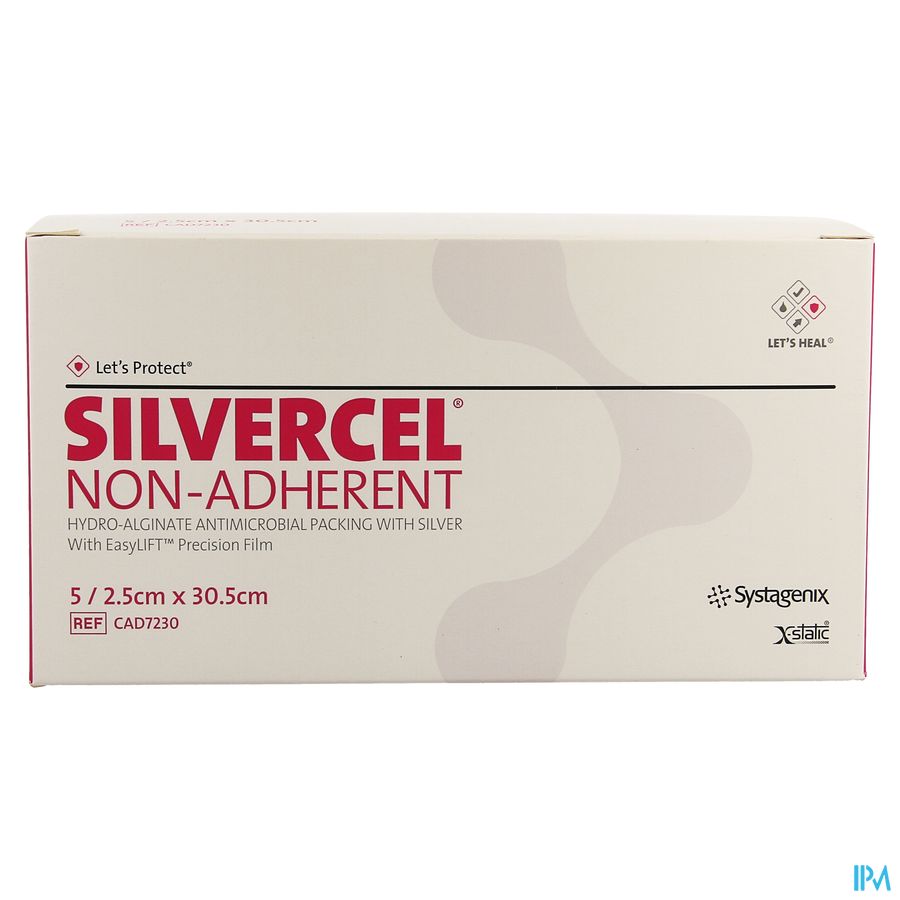 Silvercel Na Hydroalginaat Verb 2x30cm 5 Cad7230 1
