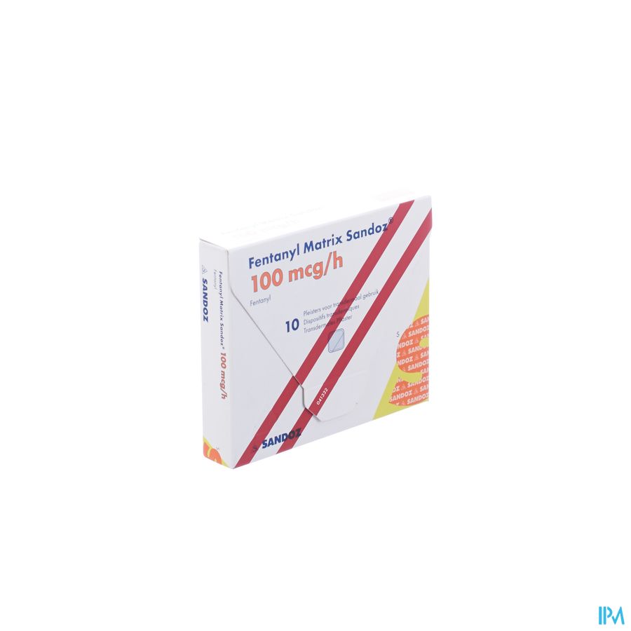 Fentanyl Matrix Sandoz 100,0ug Pleist Transderm 10