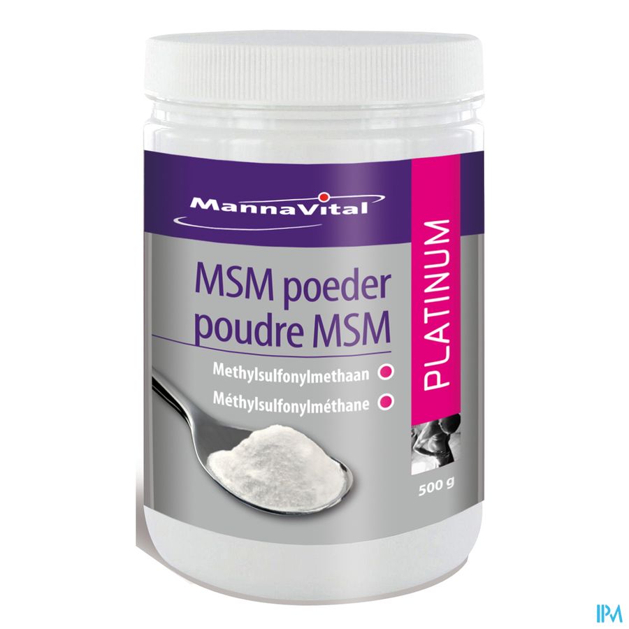 Msm Poudre Platinum 500 Gr Msm Poudre Platinum 500 Gr