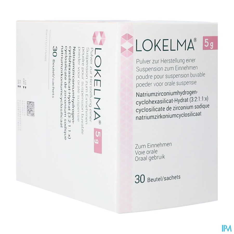Lokelma 5g Pi Pharma Pdr Orale Susp Zakje 30 Pip Lokelma 5g Pi Pharma Pdr Orale Susp Zakje 30 Pip