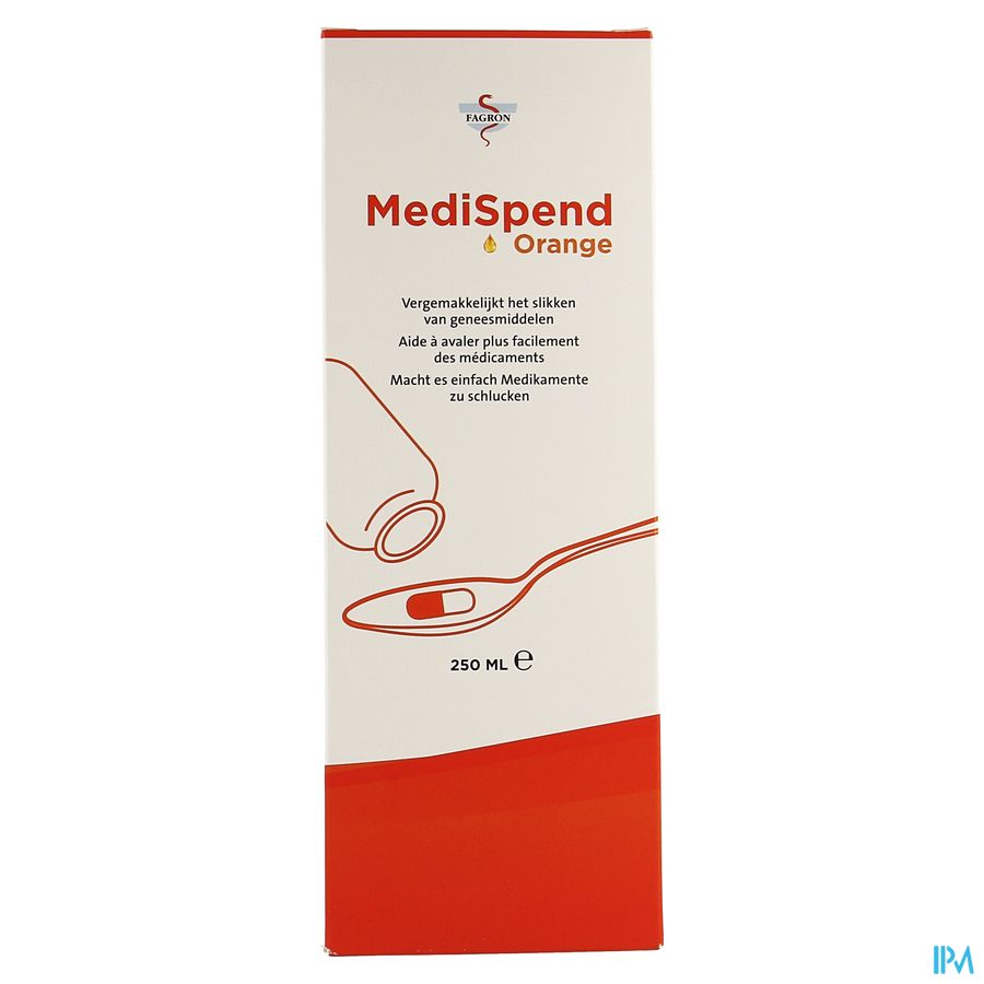 Medispend Sirop Avaler Orange 250ml 1