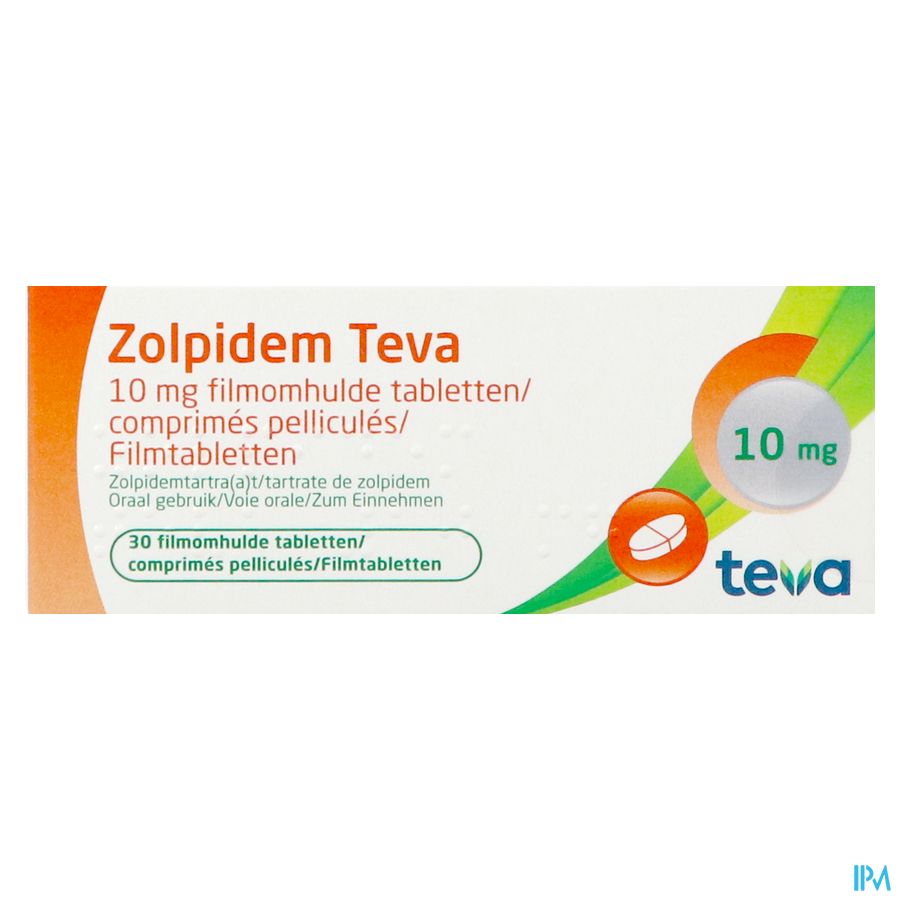 Zolpidem Teva Filmomh Tabl 30 X 10mg 2