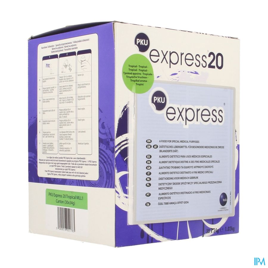 Pku Express 20 Tropical 30 X 34g Pku Express 20 Tropical 30 X 34g