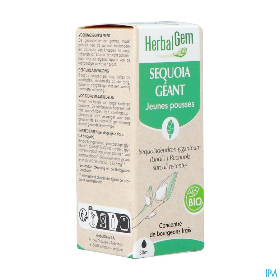 Herbalgem Mammoetboom Bio 30ml Herbalgem Mammoetboom Bio 30ml