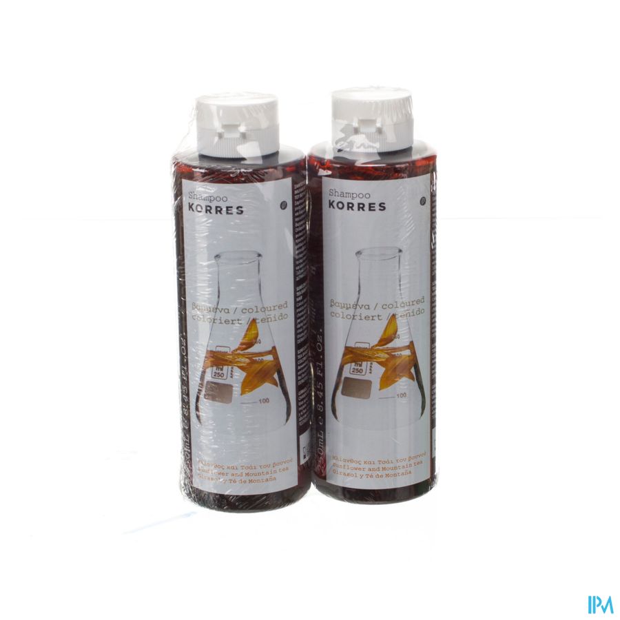 Korres Kh Shampoo Sunflower&tea 2x250ml Promo Korres Kh Shampoo Sunflower&tea 2x250ml Promo