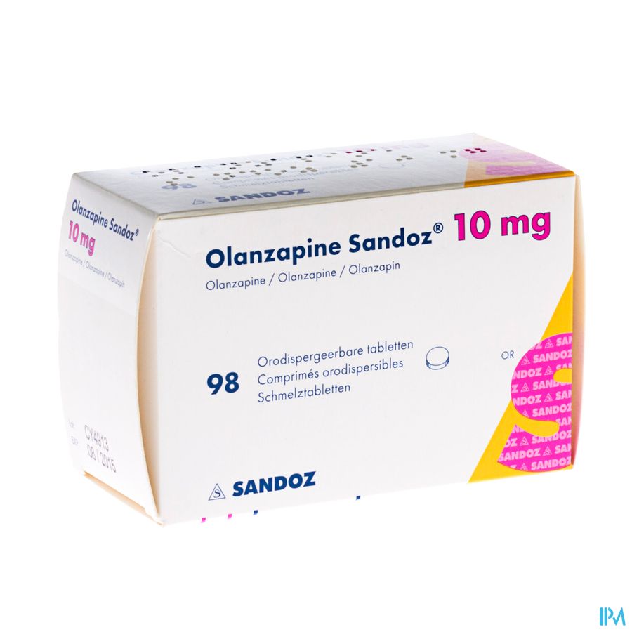 Olanzapine 10mg Sandoz Orodisp Tabl 98