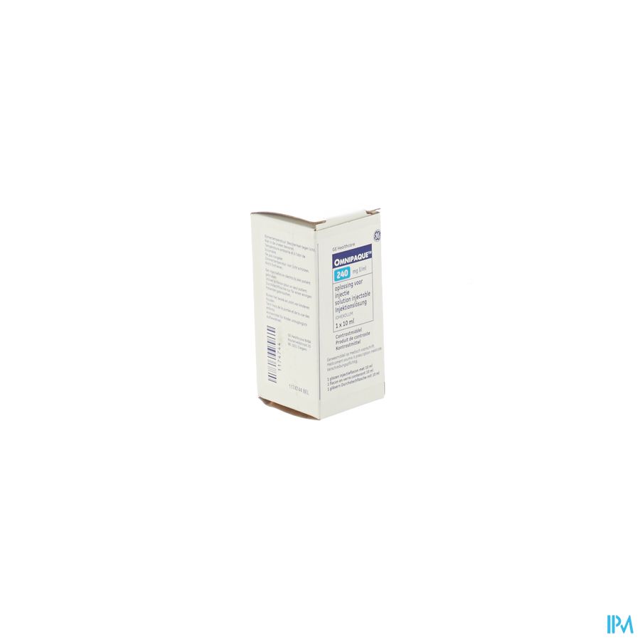 Omnipaque 240 Fl 1x 10ml 240mg I/ml Omnipaque 240 Fl 1x 10ml 240mg I/ml