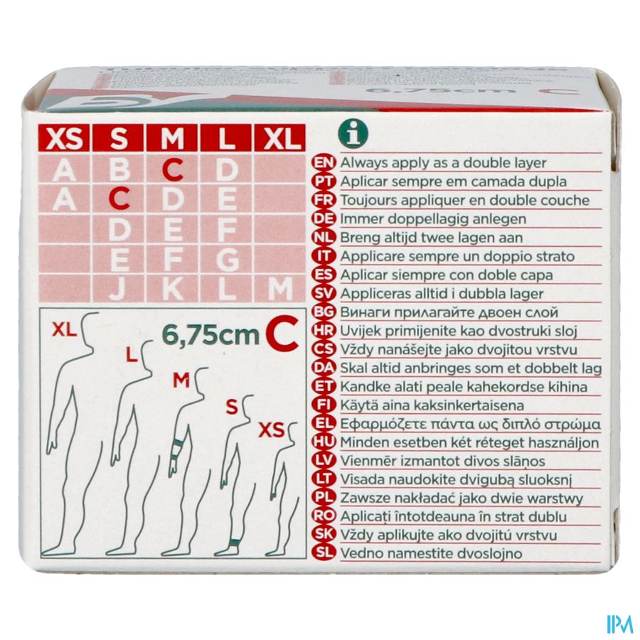 Pharmex Elastisch Buis Steunverband C 6,75cmx1m 3