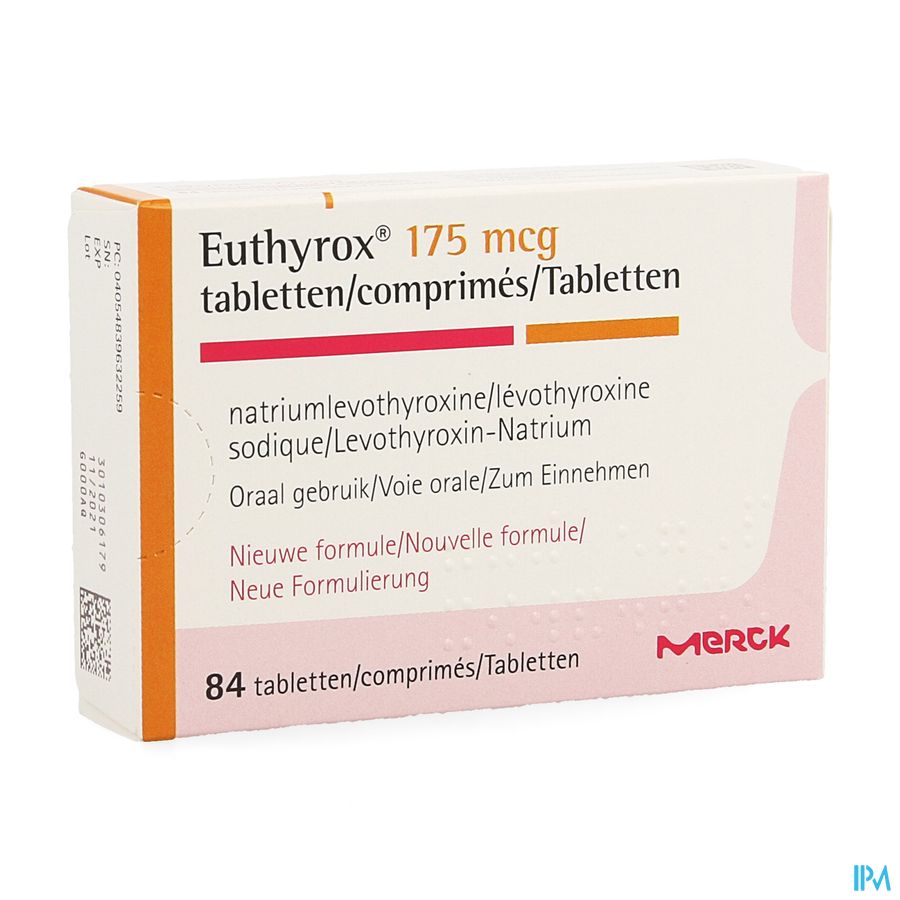 Euthyrox 175mcg Comp 84 Nf Euthyrox 175mcg Comp 84 Nf