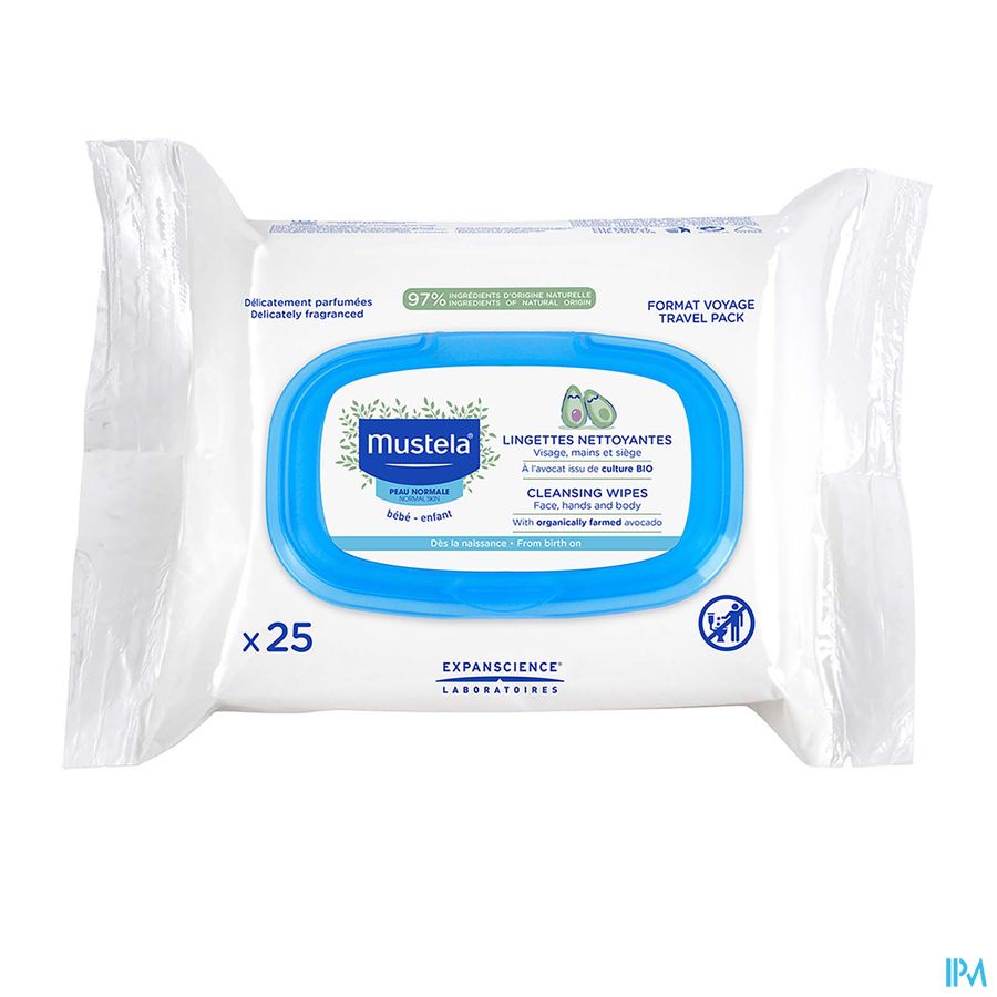 Mustela Pn Gelaatsdoekjes 25 Mustela Pn Gelaatsdoekjes 25