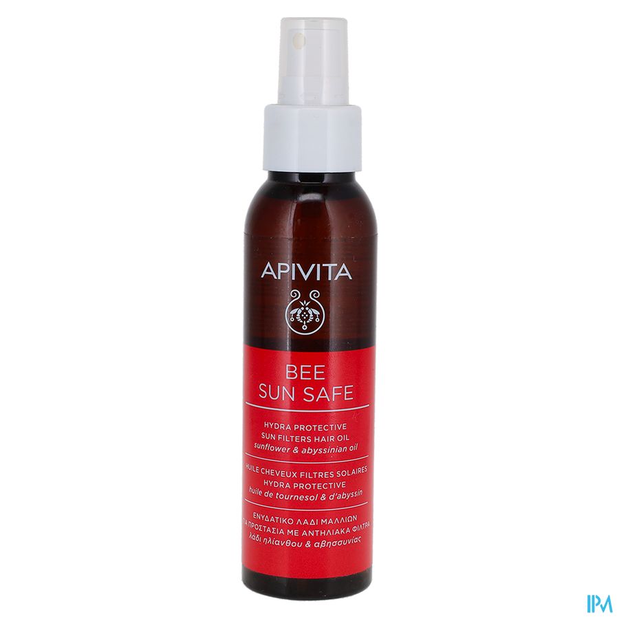 Apivita Hydra Protective Sun Filter Hair Oil 100ml 2