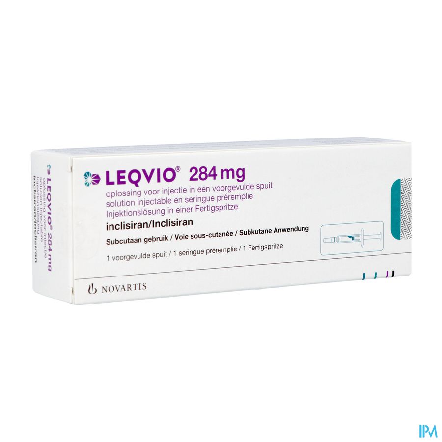 Leqvio 284mg Opl Inj Voorgevulde Spuit 1 Leqvio 284mg Opl Inj Voorgevulde Spuit 1
