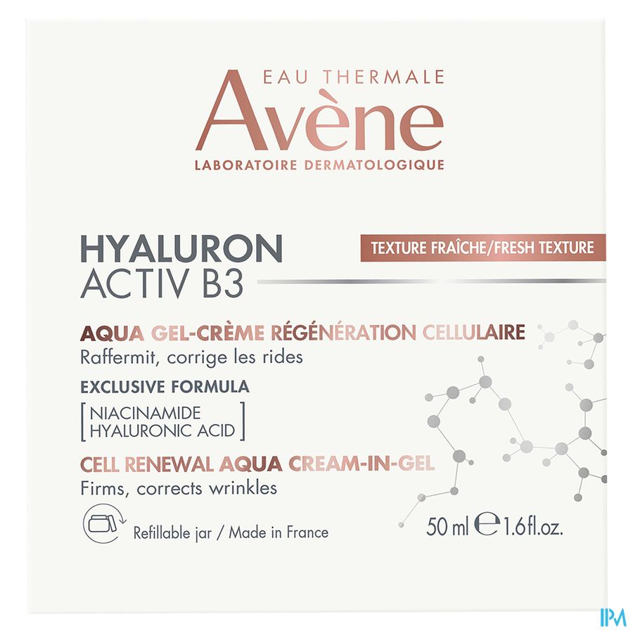 Avene Hyaluron Activ B3 Aqua Gel-cr Celvern. 50ml