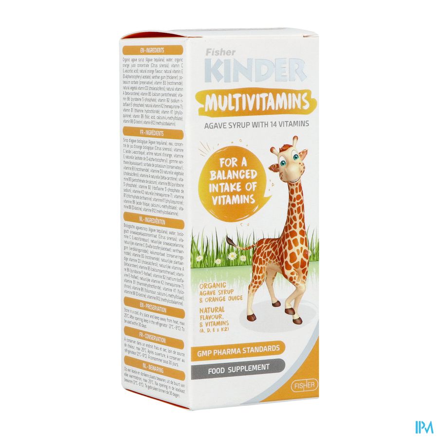 Fisher Kinder Multivitaminen Siroop 125ml 1