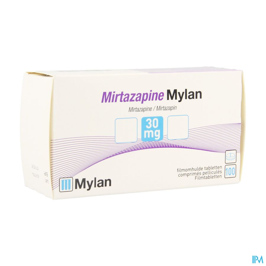 Mirtazapine Viatris 30mg Comp Pell 100 1
