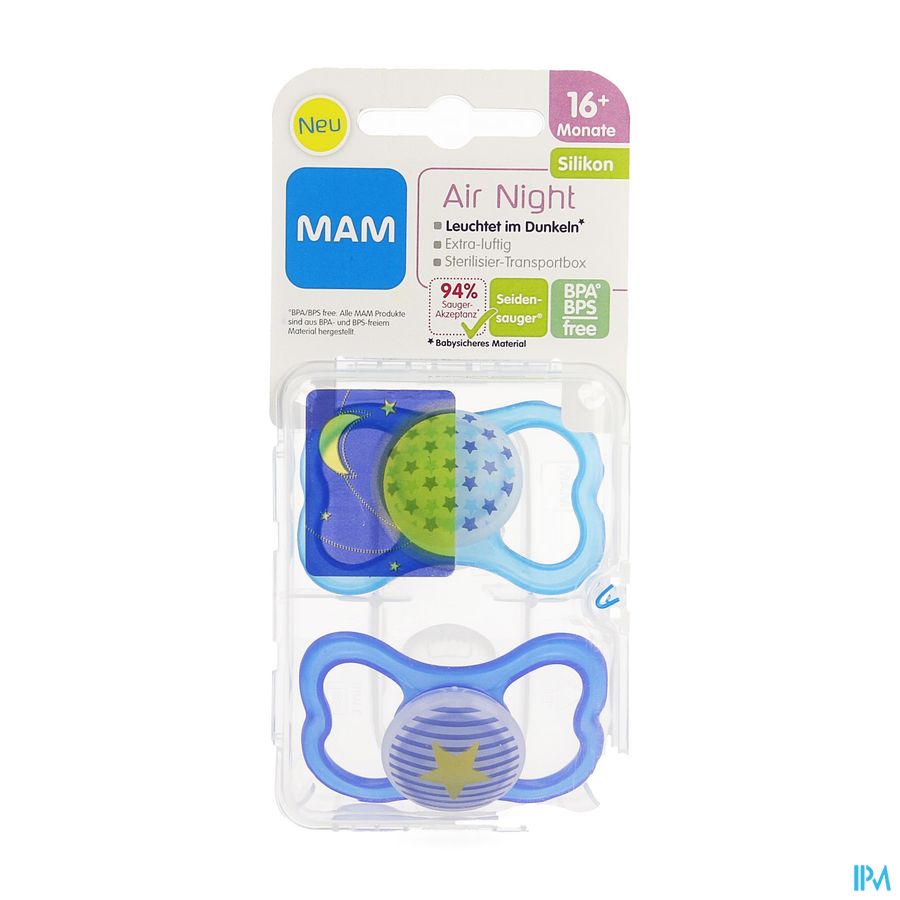Mam Sucette Air Night +16m Fils Mam Sucette Air Night +16m Fils