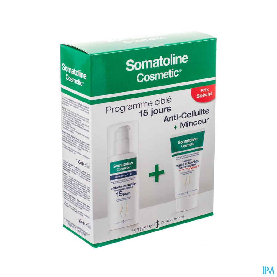 Somatoline Cosm. Duo Ventre&han.+a/cellul. 2x150ml Somatoline Cosm. Duo Ventre&han.+a/cellul. 2x150ml