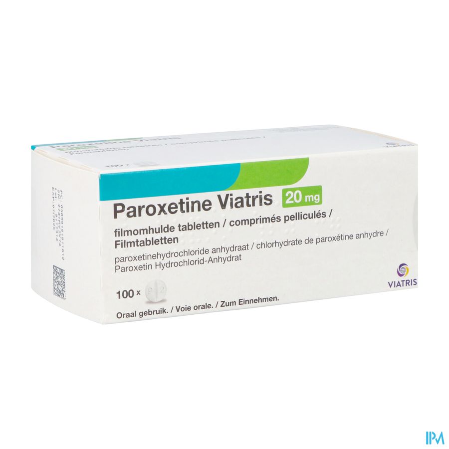 Paroxetine Viatris 20mg Comp 100 Blister Paroxetine Viatris 20mg Comp 100 Blister