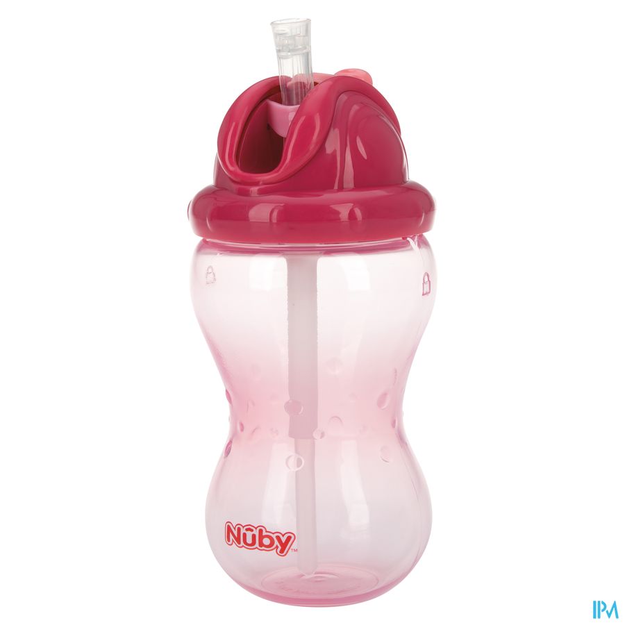 Nuby Flip-it Antilekbeker 360ml 12m+ Rose 3