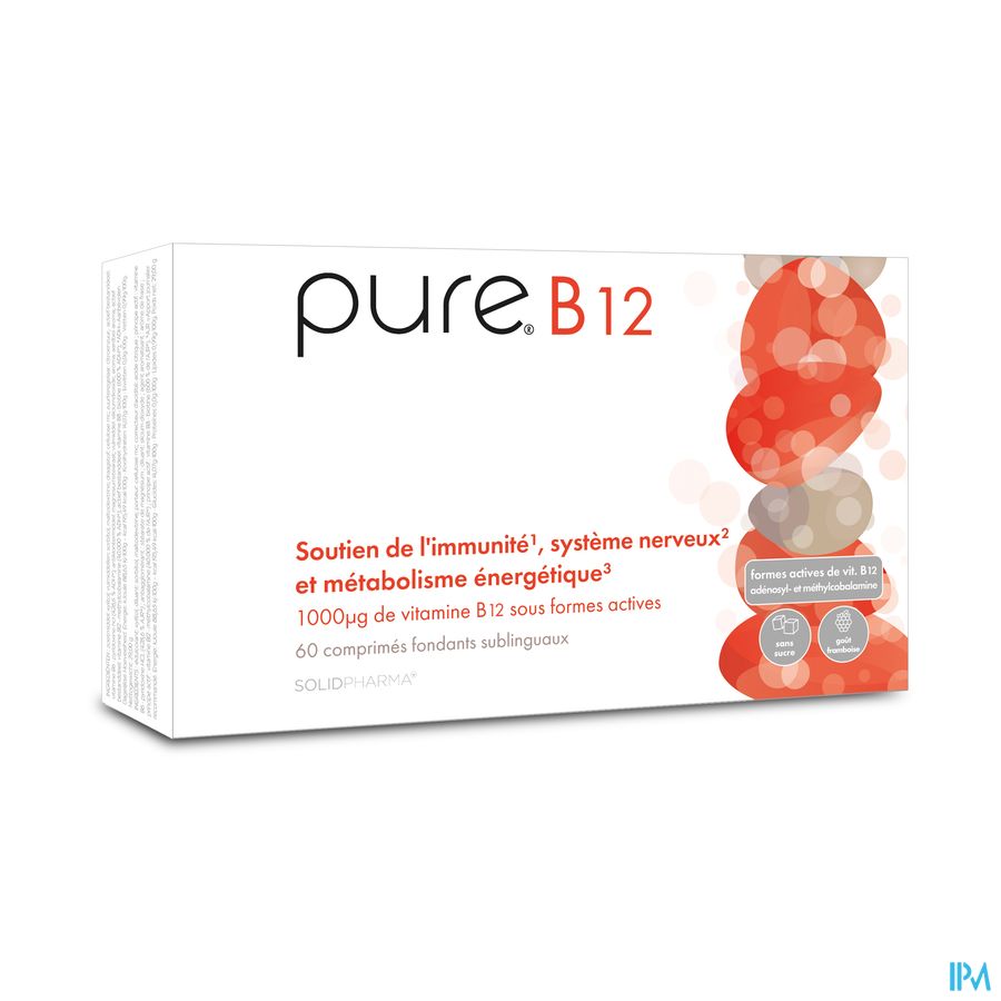 Pure B12 Comp Orodispersibles 60 Pure B12 Comp Orodispersibles 60