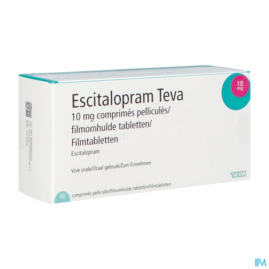 Escitalopram Teva 10mg Orifarm Filmomh Tabl 98