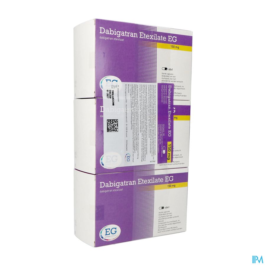 Dabigatran Etexilate EG 150Mg Caps 180 Ud Dabigatran Etexilate EG 150Mg Caps 180 Ud