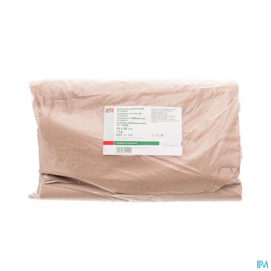 Cellulose Watten l&r Ecru 38x58cm 1kg 11110