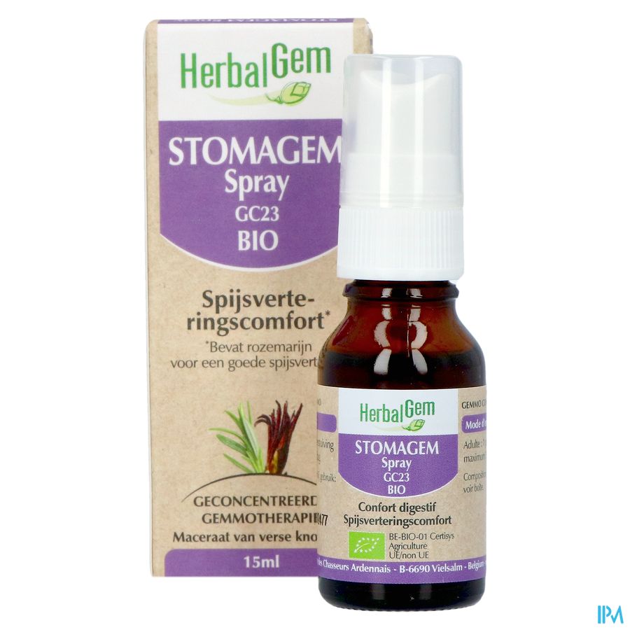 Herbalgem Stomagem Spray Bio 15ml 3