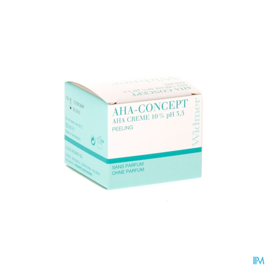 Widmer Creme Aha 10% N/parf Pot 50ml