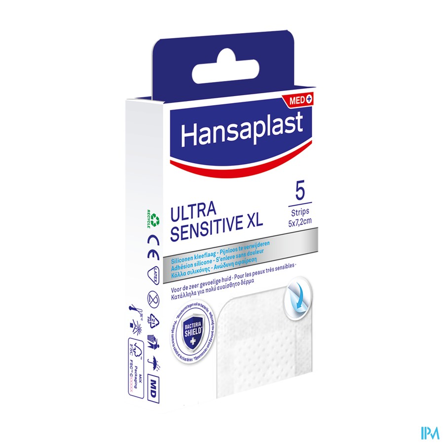 Hansaplast Pleisters Ultra Sensitive Xl 5
