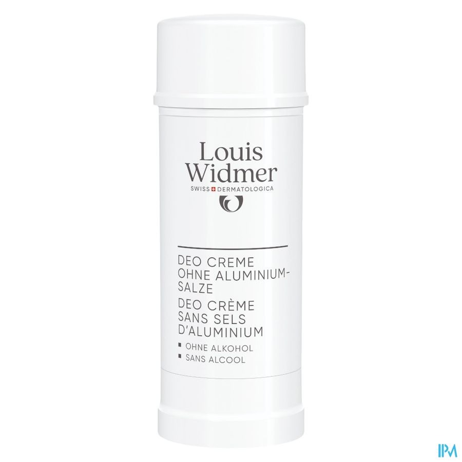 Widmer Deo Crème Zonder Aluminiumzouten Zonder Parfum 40ml 5