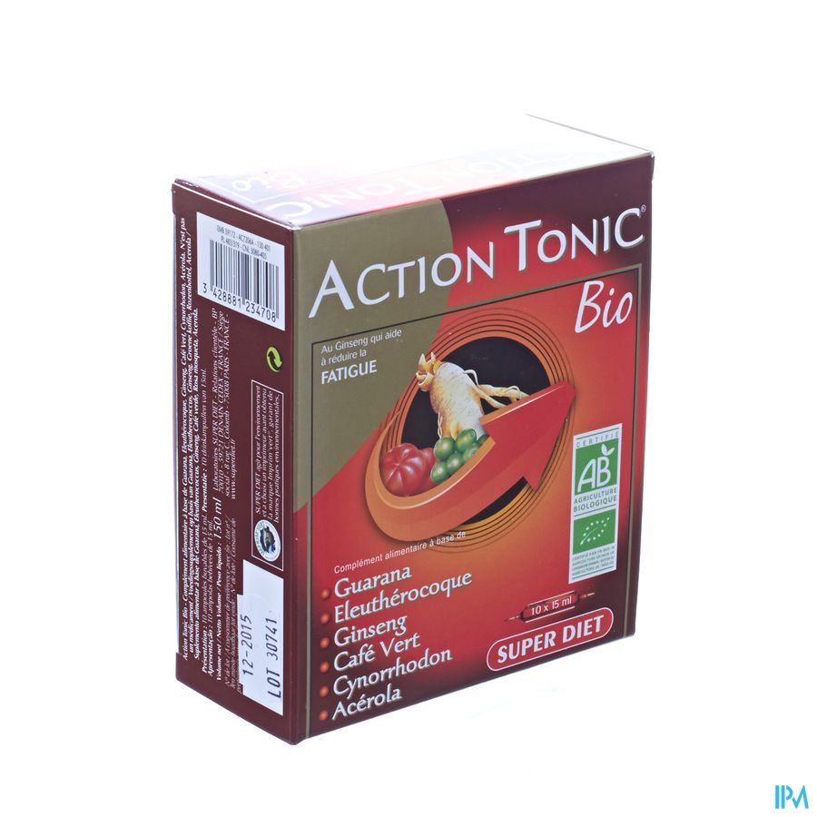 Superdiet Action Tonic Amp 10x15ml 2