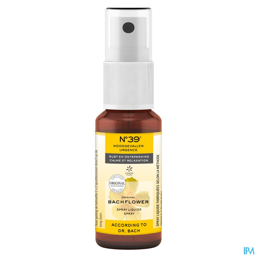 Fleurs de Bach Bio N°39 Urgence Spray 20ml 1