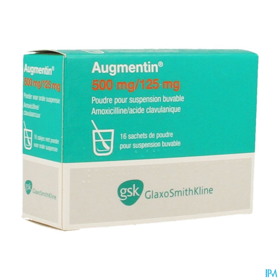 Augmentin Sach 16 X 500mg/125mg