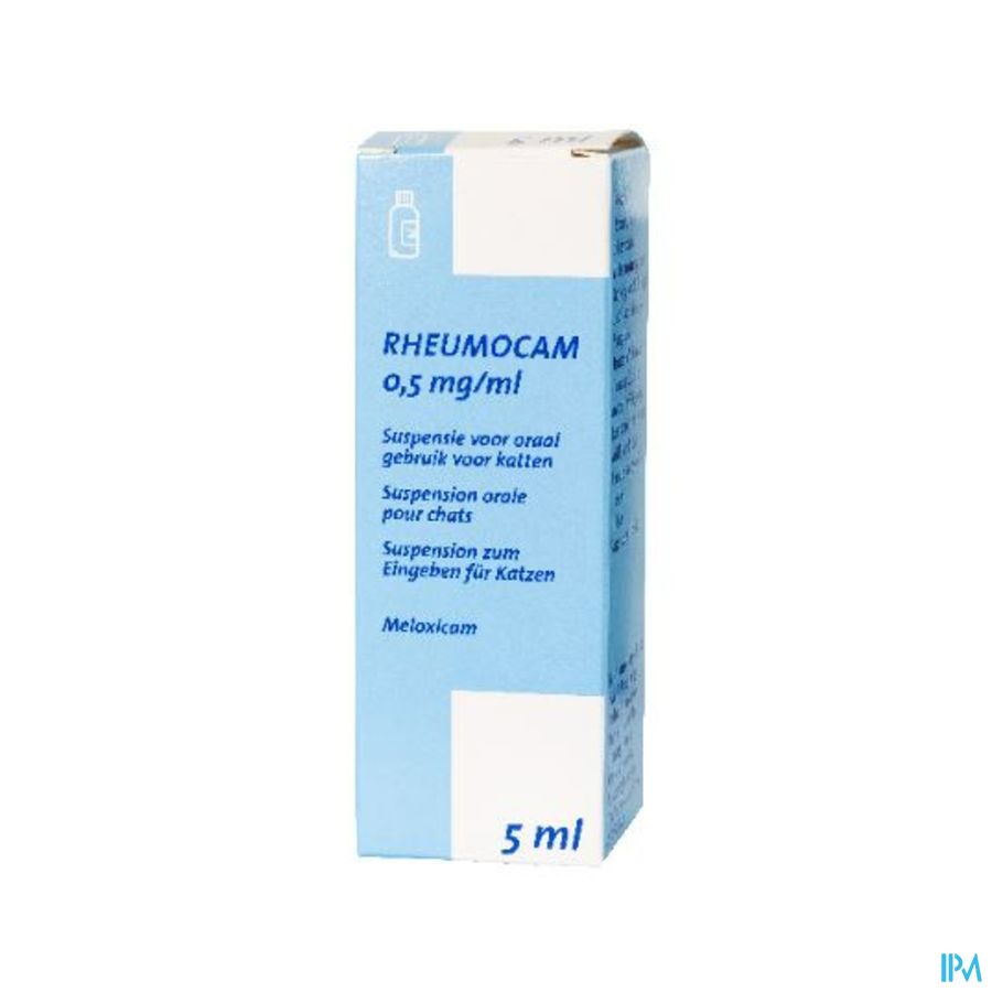 Rheumocam 0,5mg/ml Orale Suspensie 5ml Rheumocam 0,5mg/ml Orale Suspensie 5ml